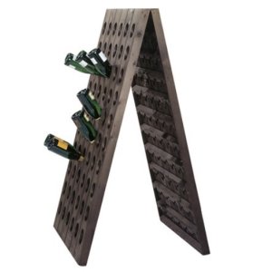 Sparkling wine rack, for removing sediments, for 120 bottles