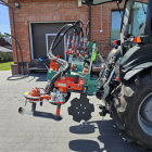 The Radius SL Plus side cultivator with an active harrow from Clemens is already hard at work in the vineyard of Mr. Marcin Giedz