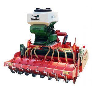 Pneumatic seed drill