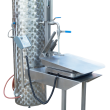 Pasteuriser with Bag in Box filling module and weight, 300 l/h