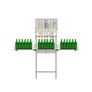 SELF-STANDING filling machine for wine, juice and oil