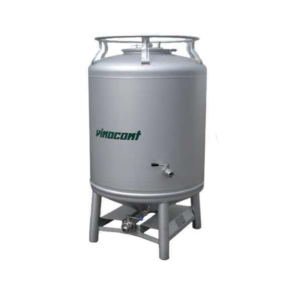 Aseptic container for sparkling wine production