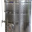 Open top fermentation tank with two jackets