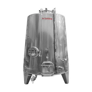 Tapered conical wine fermenter
