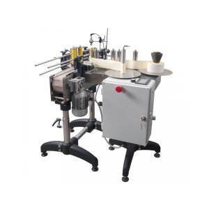 Automatic labeling machine for jars