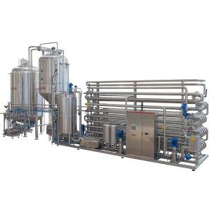 Flash HTST type tubular pasteurizer for juices and other beverages