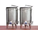 Fermentation tanks with pneumatic floating lid