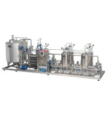 Set for microfiltration of juices, drinks, soft drinks