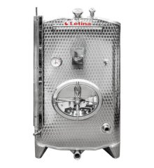 SQUARE TANK for fermentation and storage of wine and other alimentary liquids