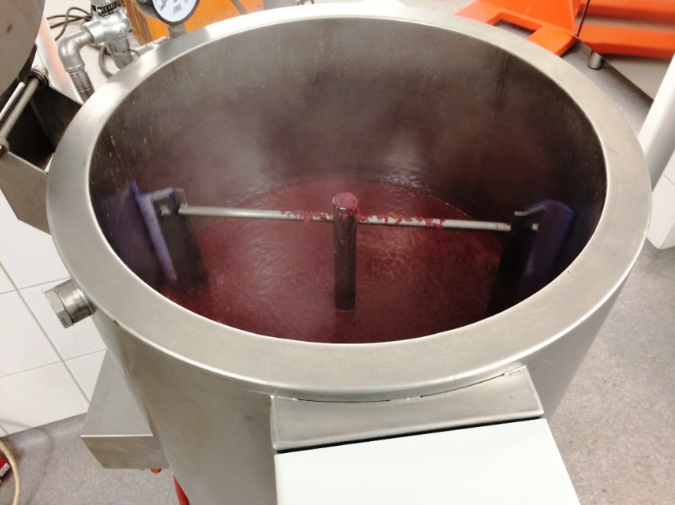 Jam cooker (boiling pot) with mixer Boiling pans, vacum evaporartor