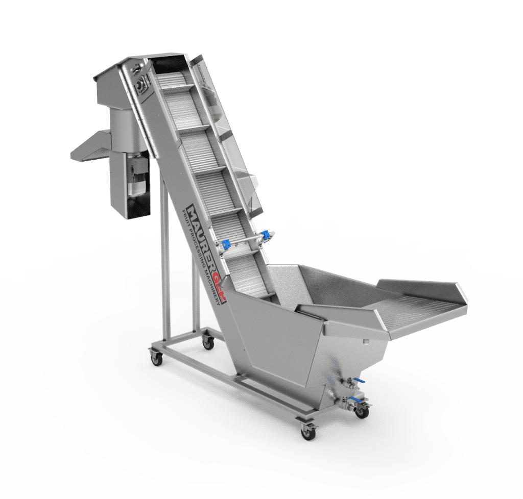 Fruit and vegetable washer with grinder and brushes Washing and