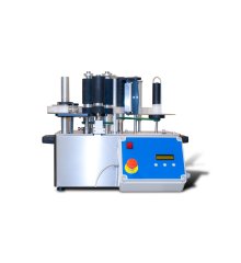 Semi-automatic single coil labeling machine for bottles and jars, FX10H