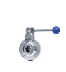 Butterfly valve with manual override